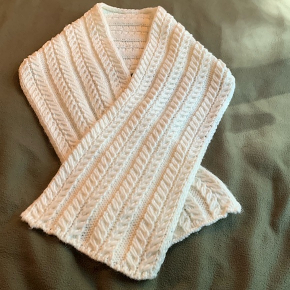 Mixit Accessories - Mixit cream colored cable knit scarf. Approximately 68” in length and 11” wide.